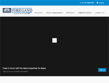 Tablet Screenshot of fordland.com.au